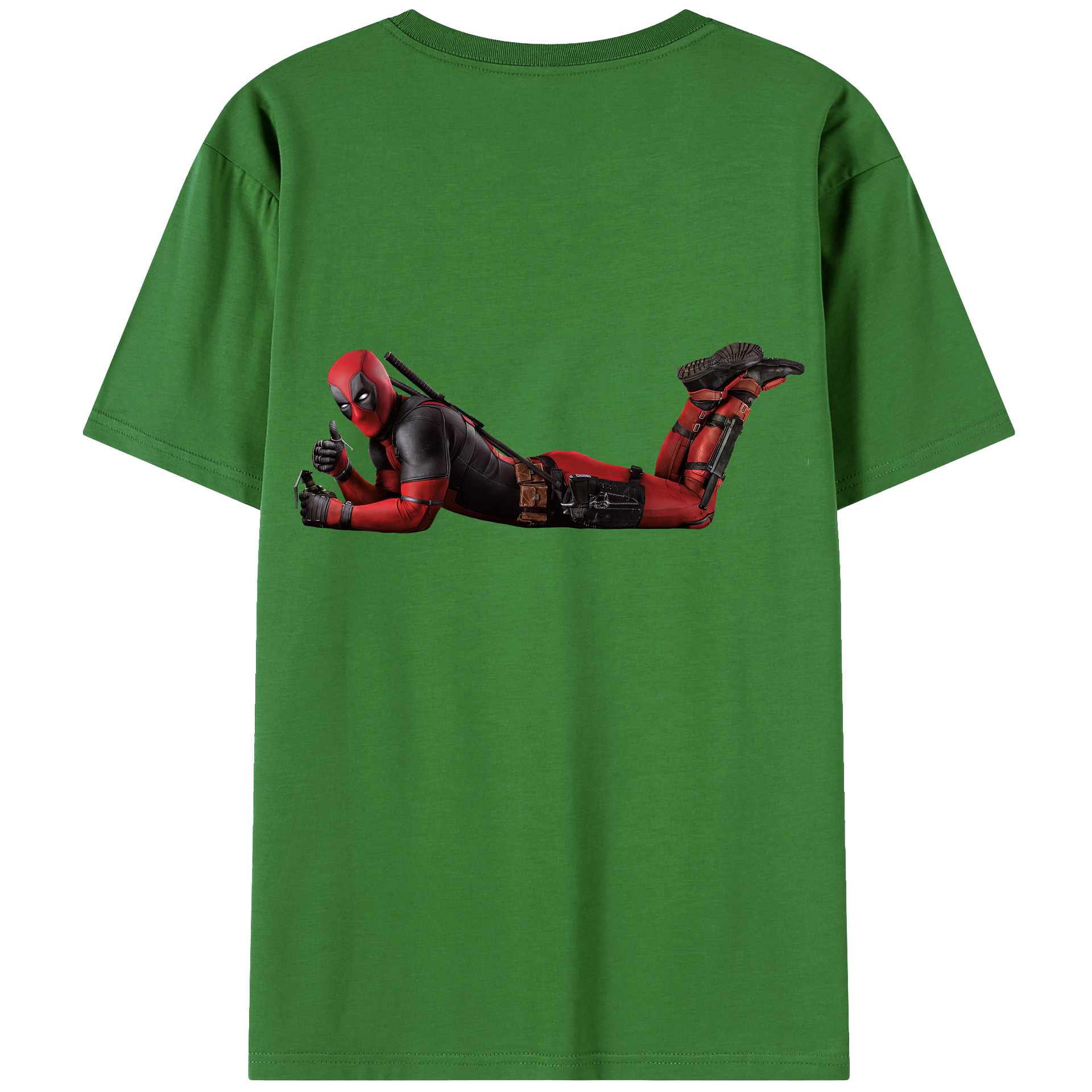 （画像用） Deadpool デッドプール レディース半袖Tシャツ(バックプリント)